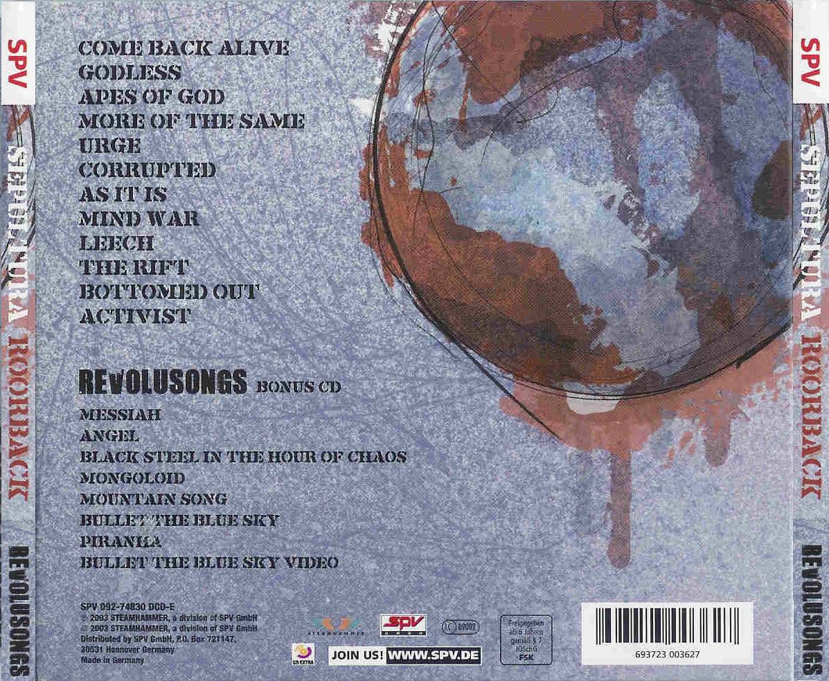 Sepultura  Roorback  back